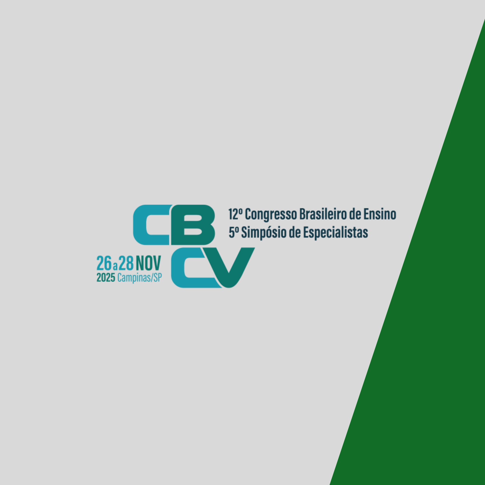 12º Congresso Brasileiro de Ensino e 5º Encontro de Especialistas do CBCV
