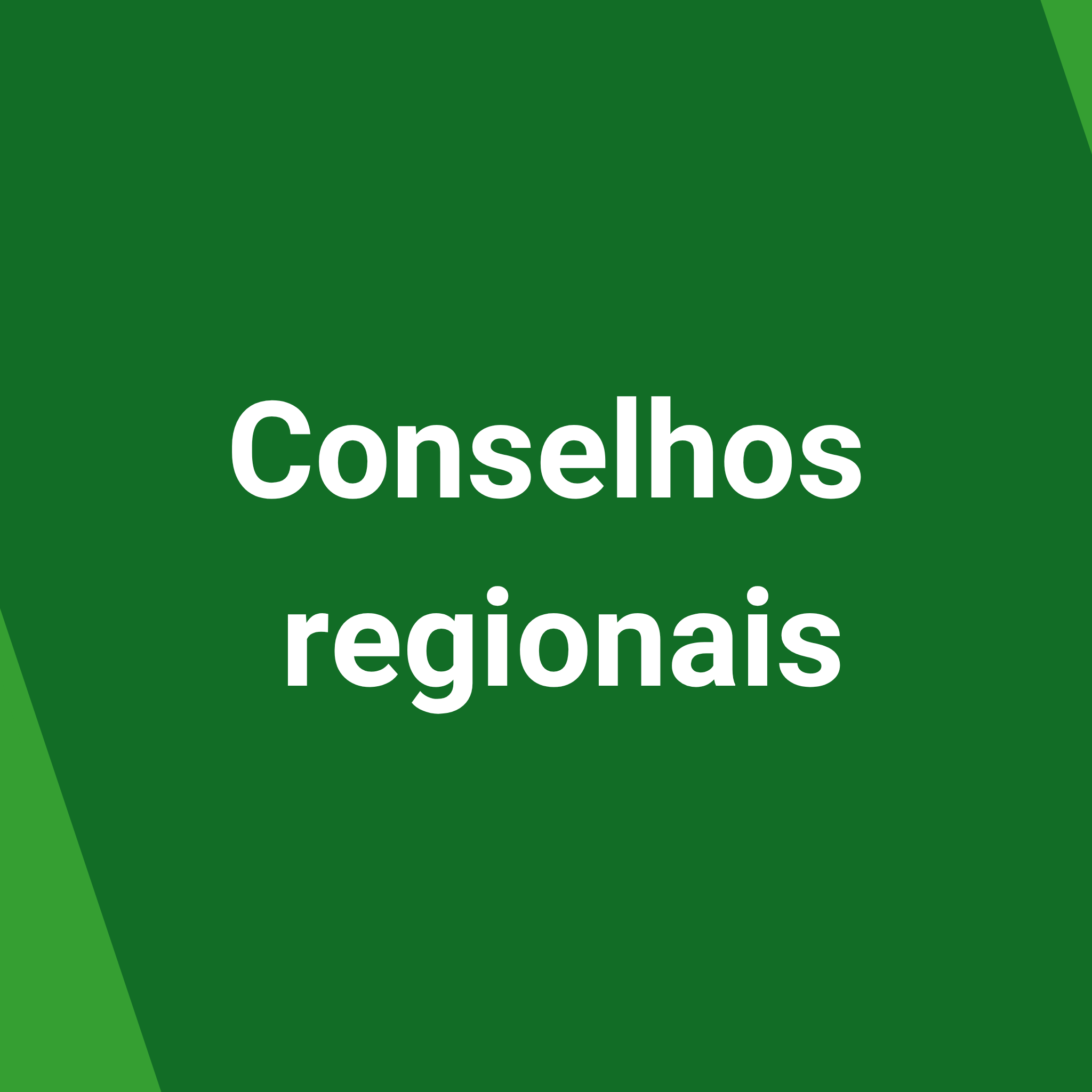 Conselhos regionais